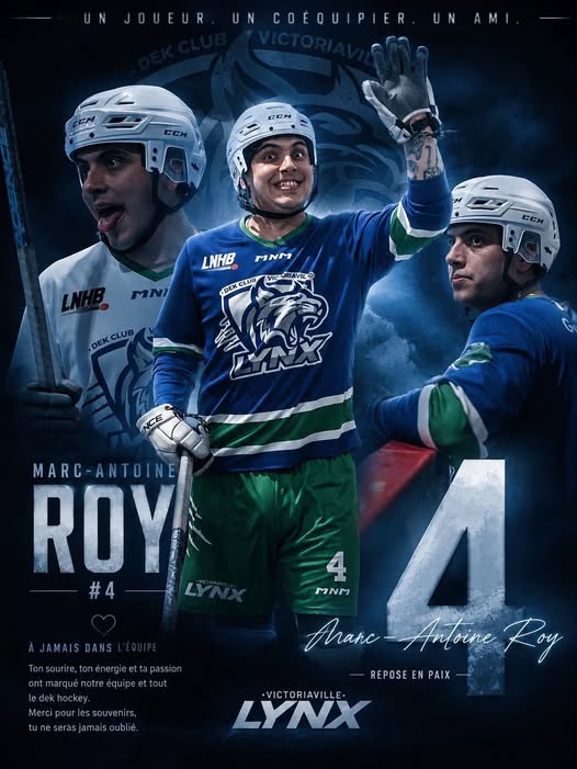 Marc Antoine Roy, Québec City, CN, Accident, Death- Community Mourns A Talented Ice Hockey Player